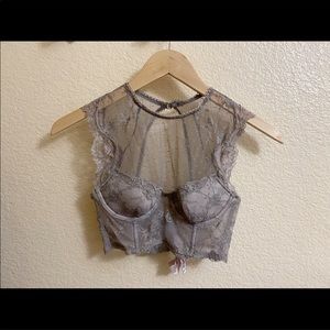 NWT Victoria Secret Lace Bra Bustier 32B